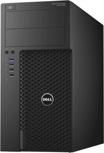 ПК Dell Precision 3620 MT i5 6500 (3.2)/8Gb/SSD256Gb/P400 2Gb/DVDRW/Windows 10 Professional/GbitEth/365W/черный