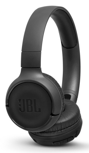 Гарнитура накладные JBL T500 1.187м черный проводные оголовье (JBLT500BLK)