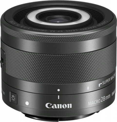 Объектив Canon EF-M STM (1362C005) 28мм f/3.5 Macro черный фото 4