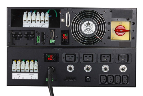 Источник бесперебойного питания Powercom Vanguard RM VRT-6000 w/o Bat 5400Вт 6000ВА черный фото 3