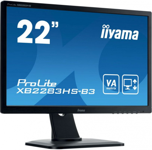 Монитор Iiyama 21.5" ProLite XB2283HS-B3 черный VA LED 4ms 16:9 HDMI M/M матовая HAS Pivot 250cd 178гр/178гр 1920x1080 D-Sub DisplayPort FHD 4.8кг фото 8