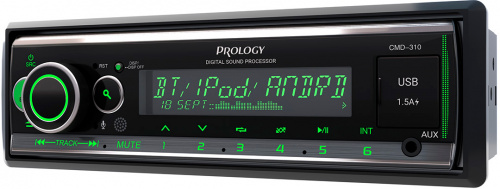 Автомагнитола Prology CMD-310 1DIN 4x55Вт AUX DSP 3 RDS (PRCMD310) фото 5