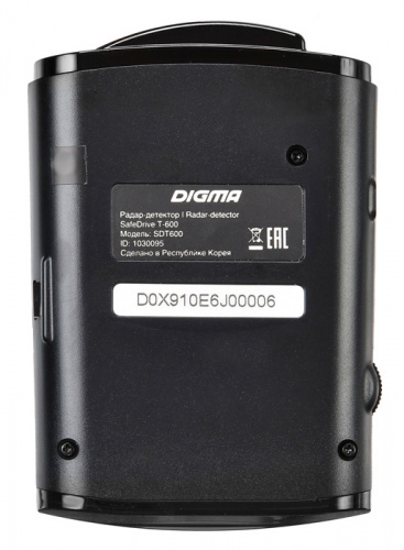 Радар-детектор Digma SafeDrive T-600 серый фото 6