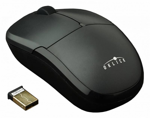 Мышь Oklick 575SW+ черный оптическая (1600dpi) беспроводная USB (2but)