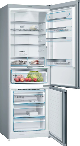 Холодильник Bosch KGN49LB20R черное стекло (двухкамерный) фото 2