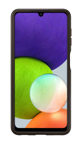 Чехол (клип-кейс) Samsung для Samsung Galaxy A22 Soft Clear Cover черный (EF-QA225TBEGRU) фото 4