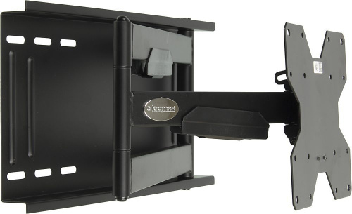 Кронштейн для телевизора Kromax GALACTIC-60 черный 32"-90" макс.45кг настенный поворотно-выдвижной и наклонный фото 5