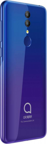 Смартфон Alcatel 5053K 3 (2019) 64Gb 4Gb синий моноблок 3G 4G 2Sim 5.94" 720x1560 Android 8.1 13Mpix 802.11 b/g/n NFC GPS GSM900/1800 GSM1900 MP3 FM A-GPS microSD max128Gb фото 6