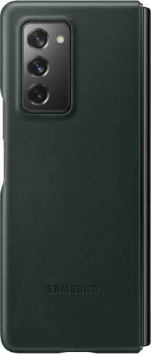 Чехол (клип-кейс) Samsung для Samsung Galaxy Z Fold2 Leather Cover зеленый (EF-VF916LGEGRU) фото 2