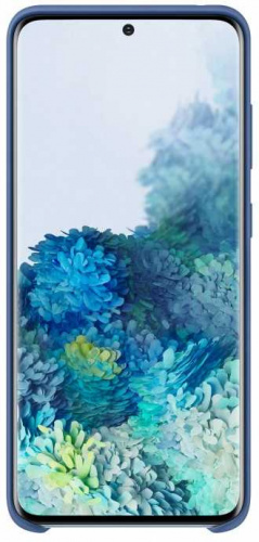 Чехол (клип-кейс) Samsung для Samsung Galaxy S20 Silicone Cover темно-синий (EF-PG980TNEGRU) фото 2
