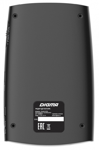Радар-детектор Digma Guard GPS приемник черный фото 3