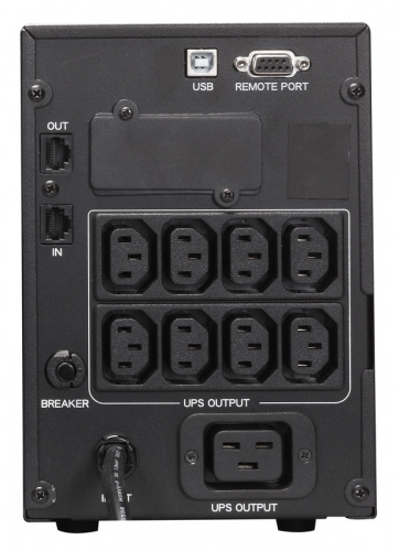 Источник бесперебойного питания Powercom Smart King Pro+ SPT-3000-II LCD 2400Вт 3000ВА черный фото 3