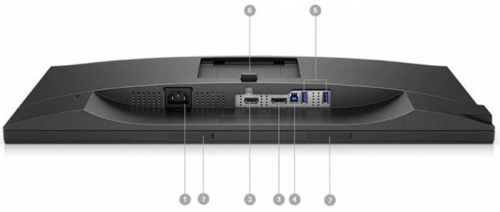 Монитор Dell 23.8" P2418D черный IPS LED 8ms 16:9 HDMI матовая HAS Pivot 1000:1 300cd 178гр/178гр 2560x1440 DisplayPort QHD USB фото 3