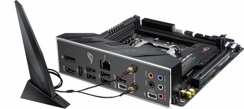 Материнская плата Asus ROG STRIX B560-I GAMING WIFI Soc-1200 Intel B560 2xDDR4 mini-ITX AC`97 8ch(7.1) 2.5Gg+HDMI+DP фото 11