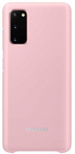 Чехол (клип-кейс) Samsung для Samsung Galaxy S20 Smart LED Cover розовый (EF-KG980CPEGRU) фото 3