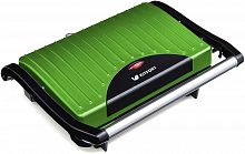 Сэндвичница Kitfort KT-1609-3 Panini Maker 640Вт зеленый/черный