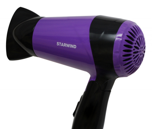 Фен Starwind SHP6102 1600Вт черный/фиолетовый фото 6