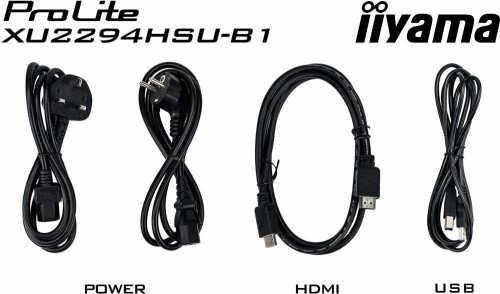 Монитор Iiyama 21.5" ProLite XU2294HSU-B1 черный VA LED 16:9 HDMI M/M матовая 250cd 178гр/178гр 1920x1080 D-Sub DisplayPort FHD USB 3кг фото 10