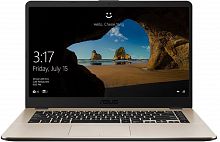 Ноутбук Asus VivoBook X505ZA-BQ422 Ryzen 3 2200U/8Gb/1Tb/AMD Radeon Vega 3/15.6"/IPS/FHD (1920x1080)/Endless/gold/WiFi/BT/Cam