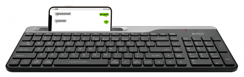 Клавиатура A4Tech Fstyler FBK25 черный/серый USB беспроводная BT/Radio slim Multimedia фото 3