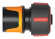 Коннектор Fiskars 1027074 Д.вх.3/4" черный/красный