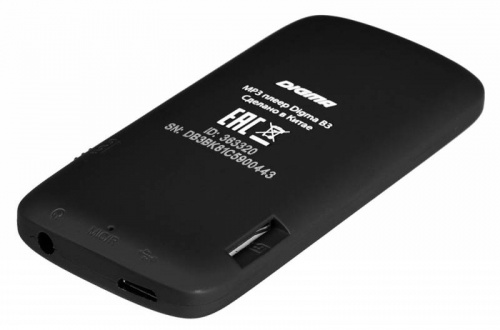Плеер Flash Digma B3 8Gb черный/1.8"/FM/microSD фото 6