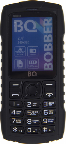 Мобильный телефон BQ 2439 Bobber 32Mb черный моноблок 2Sim 2.4" 240x320 0.08Mpix GSM900/1800 GSM1900 Ptotect MP3 FM microSD max32Gb