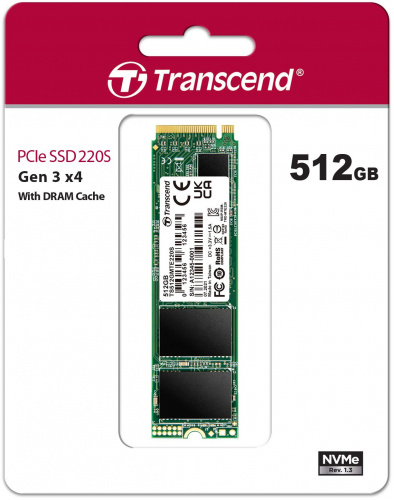 Накопитель SSD Transcend PCIe 3.0 x4 512GB TS512GMTE220S M.2 2280 фото 5