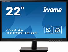 Монитор Iiyama 21.5" X2283HS-B5 черный VA LED 16:9 HDMI M/M матовая 250cd 178гр/178гр 1920x1080 D-Sub DisplayPort FHD 3.1кг