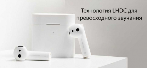 Гарнитура вкладыши Xiaomi Mi True Wireless Air 2 белый беспроводные bluetooth в ушной раковине (ZBW4493GL/TWSEJ06WM) фото 26