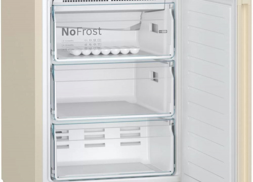 Холодильник Bosch KGN39UK22R бежевый (двухкамерный) фото 3