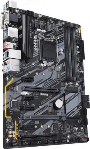 Материнская плата Gigabyte H370 HD3 Soc-1151v2 Intel H370 4xDDR4 ATX AC`97 8ch(7.1) GbLAN RAID+VGA+DVI+HDMI фото 2