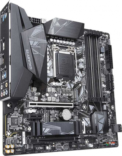 Материнская плата Gigabyte Z490M GAMING X Soc-1200 Intel Z490 4xDDR4 mATX AC`97 8ch(7.1) GbLAN RAID+HDMI+DP фото 3