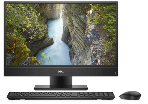 Моноблок Dell Optiplex 5270 21.5" Full HD Touch i5 9500 (3)/8Gb/SSD256Gb/UHDG 630/Windows 10 Professional/GbitEth/WiFi/BT/клавиатура/мышь/Cam/черный 1920x1080