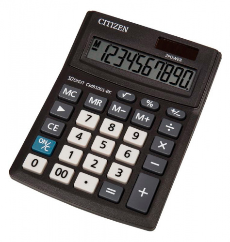 Калькулятор настольный Citizen CMB1001BK черный 10-разр. фото 2