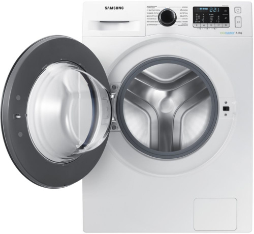 Стиральная машина Samsung WW80J5545FW/LP класс: A загр.фронтальная макс.:8кг белый фото 6