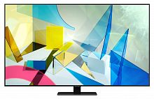 Телевизор QLED Samsung 50" QE50Q80TAUXRU Q черный/Ultra HD/50Hz/DVB-T2/DVB-C/DVB-S2/USB/WiFi/Smart TV (RUS)