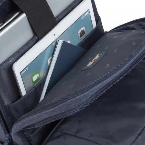 Рюкзак для ноутбука 15.6" Riva 7760 синий полиэстер фото 6