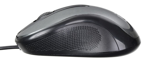 Мышь Оклик 385M черный/серый оптическая (1600dpi) USB для ноутбука (3but) фото 4
