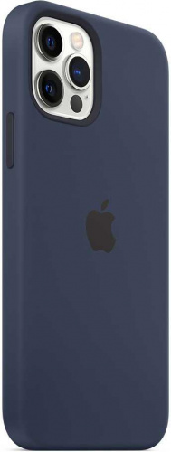 Чехол (клип-кейс) Apple для Apple iPhone 12/12 Pro Silicone Case with MagSafe темный ультрамарин (MHL43ZE/A) фото 9