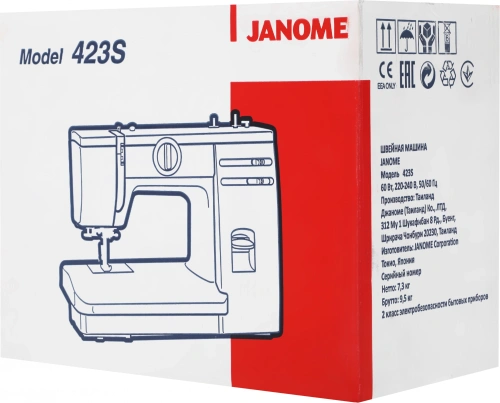 Швейная машина Janome 423S белый фото 3