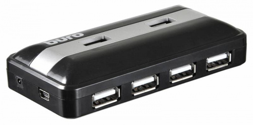 Разветвитель USB 2.0 Buro BU-HUB7-U2.0 7порт. черный фото 5