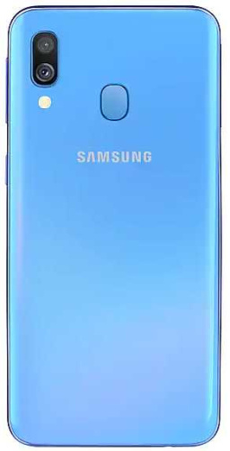 Смартфон Samsung SM-A405F Galaxy A40 64Gb 4Gb синий моноблок 3G 4G 2Sim 5.9" 1080x2340 Android 9 16Mpix 802.11 a/b/g/n/ac NFC GPS GSM900/1800 GSM1900 TouchSc MP3 A-GPS microSD max512Gb фото 2