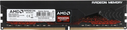 Память DDR4 16GB 3200MHz AMD R9S416G3206U2S R9 RTL Gaming PC4-25600 CL16 DIMM 288-pin 1.35В с радиатором Ret фото 2