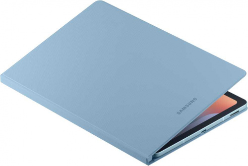 Чехол Samsung для Samsung Galaxy Tab S6 lite Book Cover полиуретан голубой (EF-BP610PLEGRU) фото 10