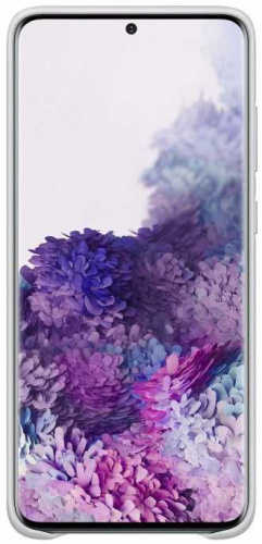 Чехол (клип-кейс) Samsung для Samsung Galaxy S20+ Leather Cover серебристый (EF-VG985LSEGRU) фото 2