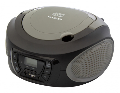Аудиомагнитола Hyundai H-PCD380 черный/серый 4Вт/CD/CDRW/MP3/FM(dig)/USB/BT фото 7