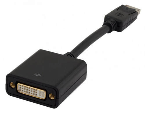 Переходник DisplayPort (m) DVI (f) белый фото 2