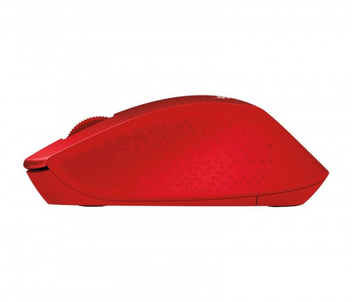 Мышь Logitech M330 красный оптическая (1000dpi) silent беспроводная USB (2but) фото 4