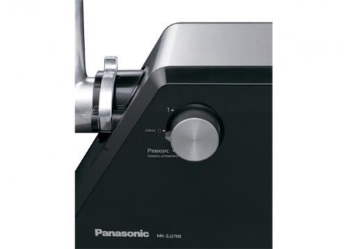 Мясорубка Panasonic MK-ZJ2700KTQ 2700Вт черный/серебристый фото 2